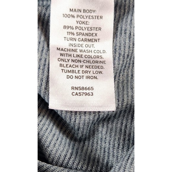 Z By Zella Women's Gray  Scoop Neck 3/4 Sleeve T-Shirt Size Small‎ - Picture 6 of 7